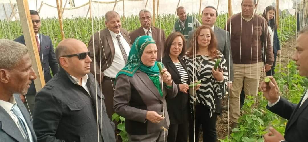 البنك المصرى لتنمية الصادرات بالتعاون مع “مصر الخير” يدشنان صوبا زراعية بإسنا بالأقصر