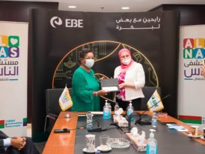 البنك المصرى لتنمية الصادراتEBE  يستكمل دعمه لمستشفى الناس للأطفال