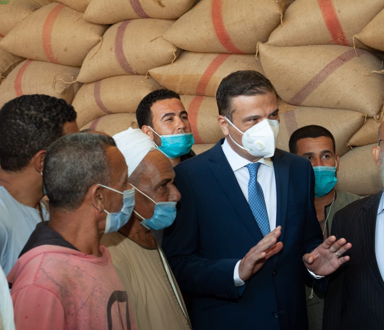 توريد 504 ألف طن قمح بشون البنك الزراعى المصرى