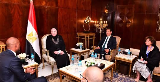 نيفين جامع تبحث سبل تعزيز التجارة بين الدول الأفريقية