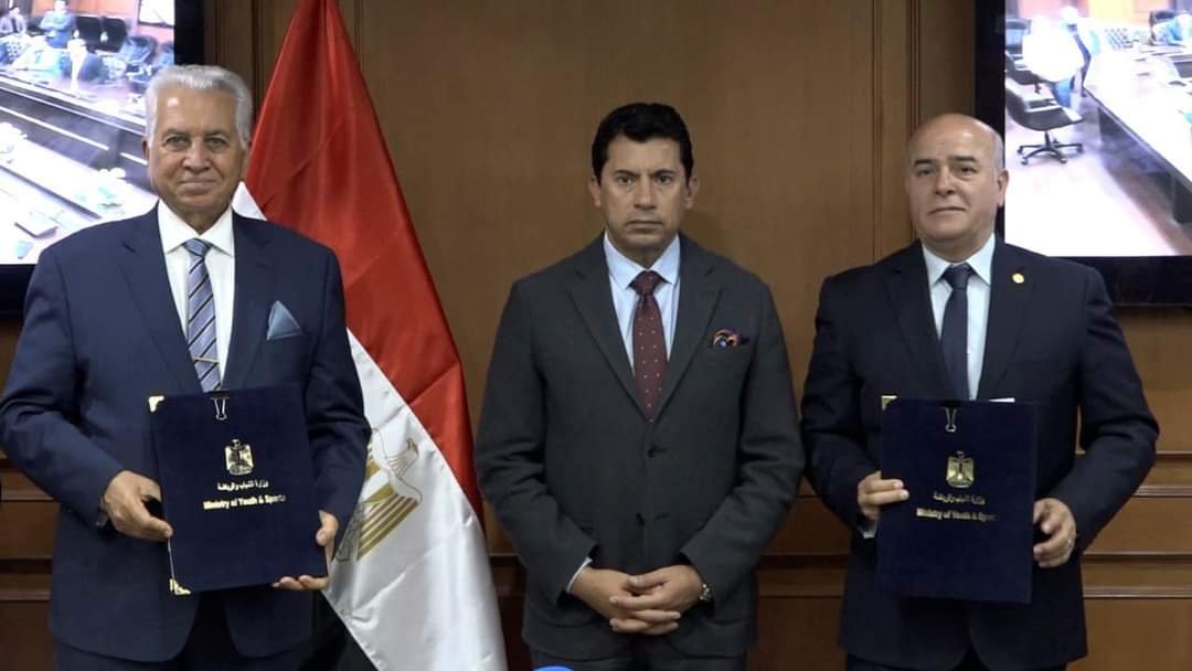 بروتوكول بين وزارة الشباب والرياضة والأكاديمية العربية للعلوم الإدارية والمالية والمصرفية