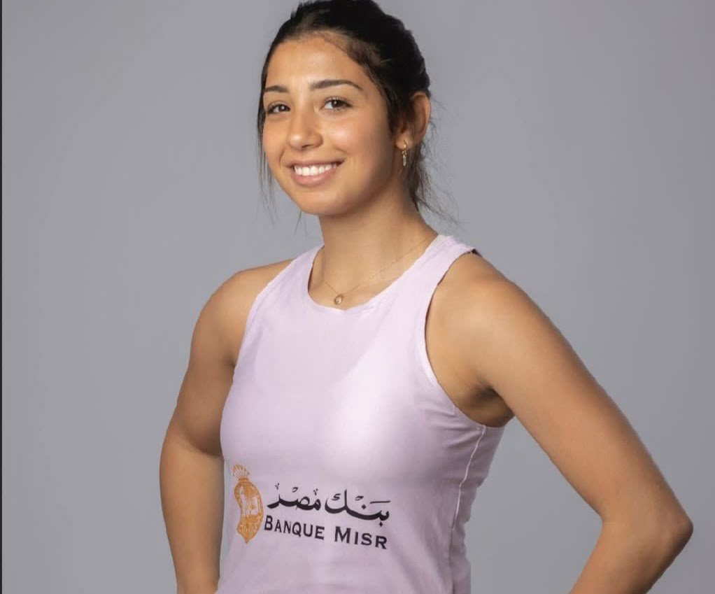بنك مصر يرعى اللاعبة المحترفة فى الاسكواش ندى عباس