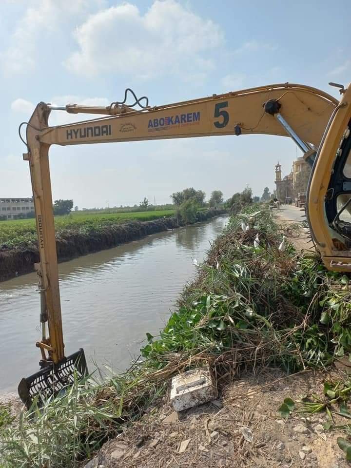 تطهير المصارف الزراعية بأطوال ٢٢ ألف كيلومتر