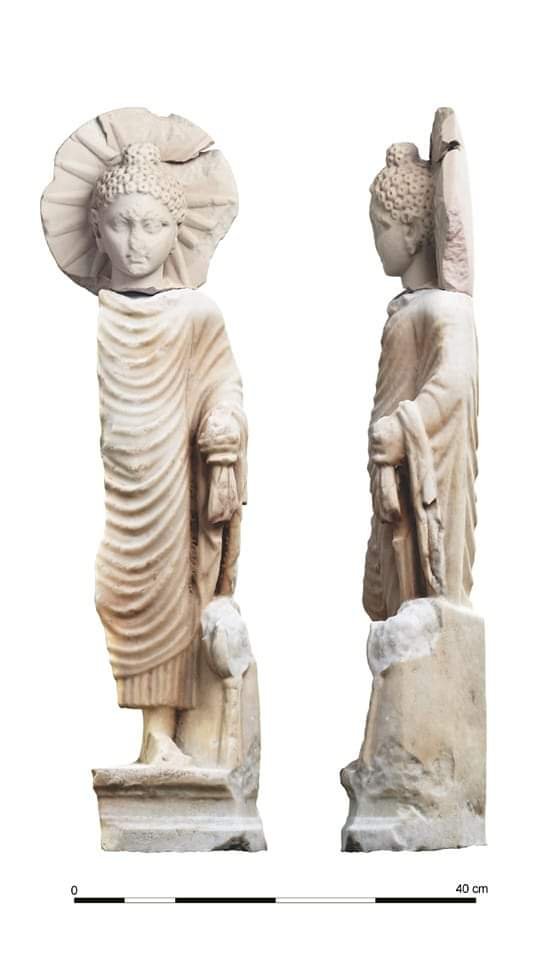 الكشف عن تمثال لبوذا من القرن الثانى الميلادى ببرنيكى بالبحر الأحمر