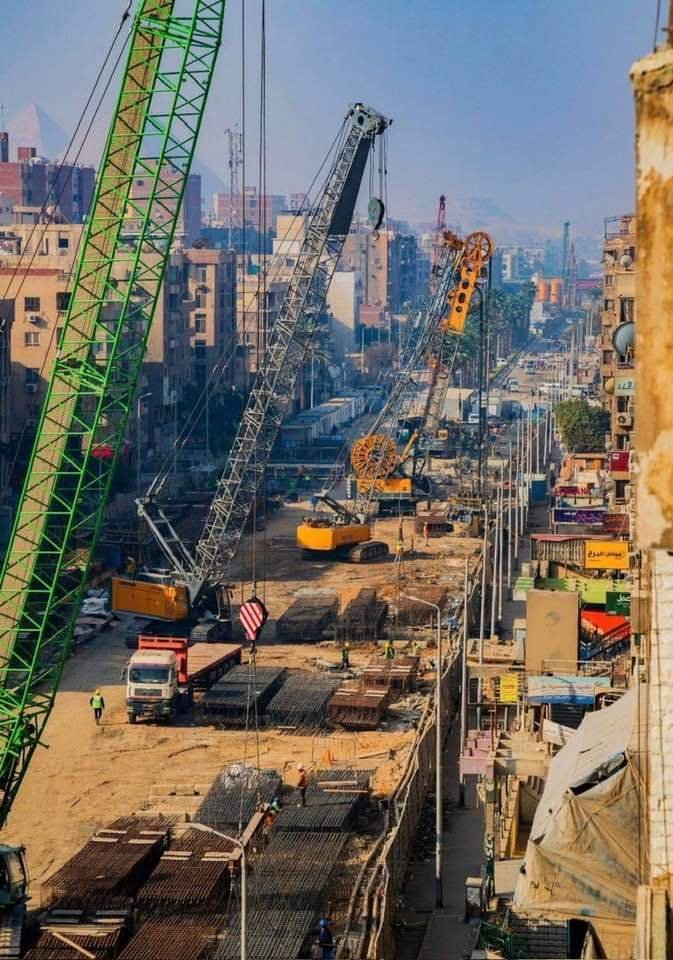 العمل يسير على قدم وساق بالخط الرابع لمترو أنفاق القاهرة الكبرى