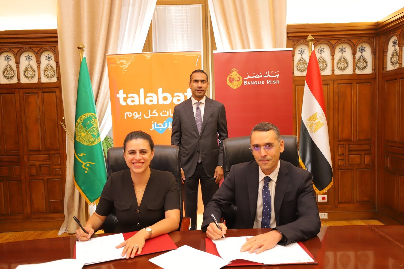 بنك مصر وطلبات يوقعان بروتوكول تعاون لتوفير الحلول والمنتجات المالية وغير المالية