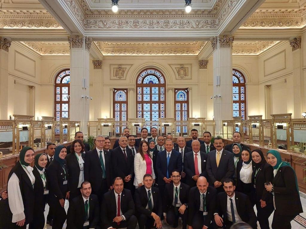 البنك الأهلى المصرى يفتتح فرعه طوسون أحد فروعه التراثية بعد التطوير