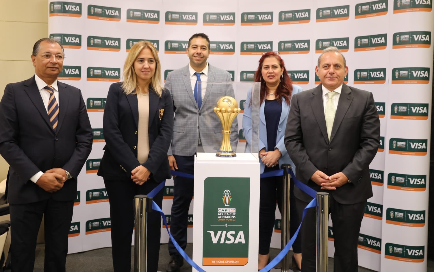 البنك الأهلى المصرى يستضيف “الكأس الأصلية” لبطولة الأمم الأفريقية بالتعاون مع فيزا