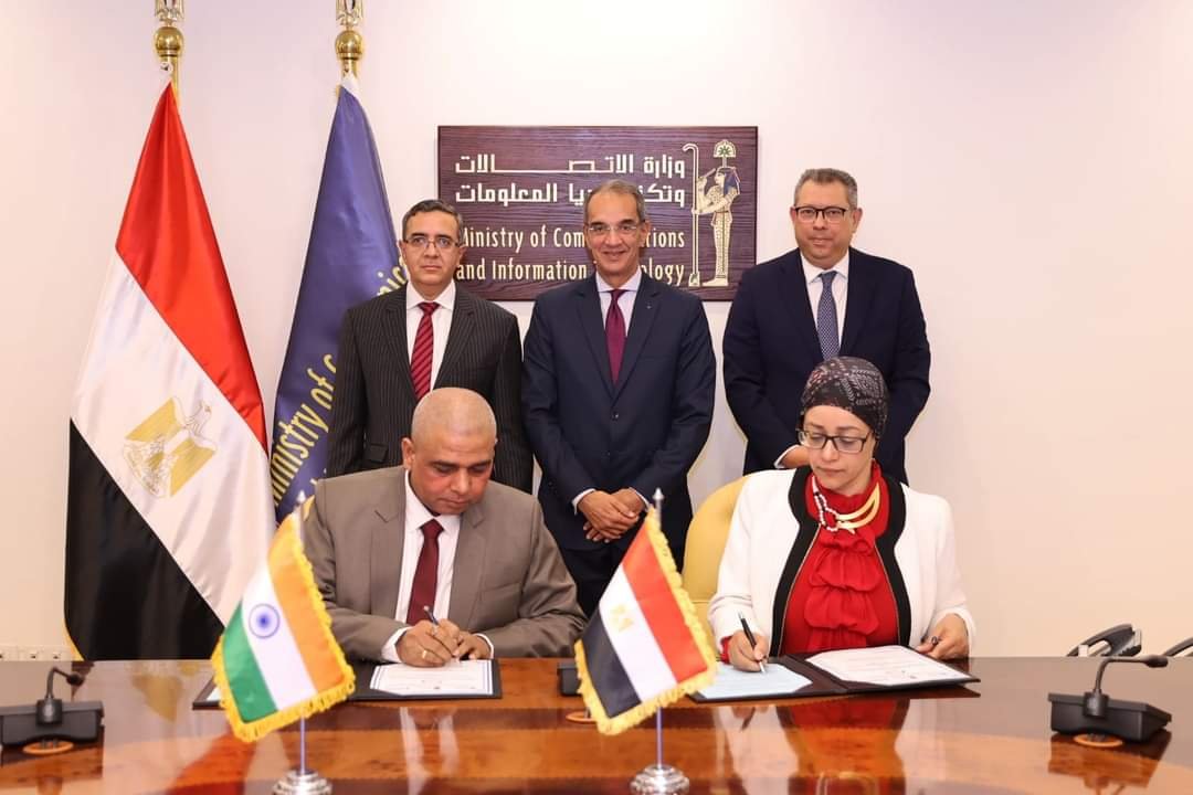 تعاون مصرى هندى الهندى فى بناء القدرات بمجالات الاتصالات وتكنولوجيا المعلومات وصناعة الإلكترونيات