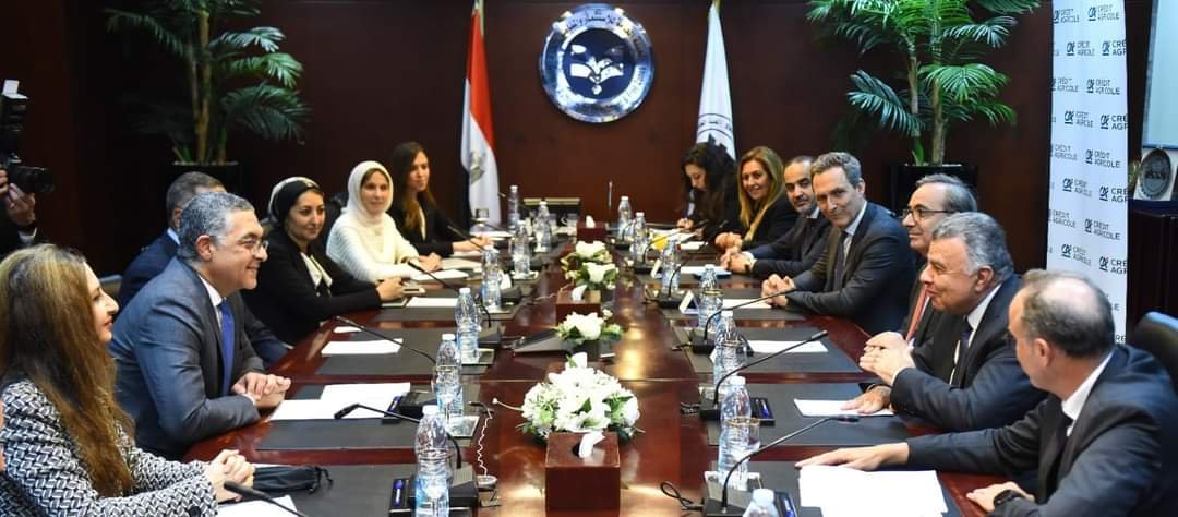 مذكرة تفاهم بين الهيئة العامة للاستثمار والمناطق الحرة وبنك كريدي أجريكول مصر