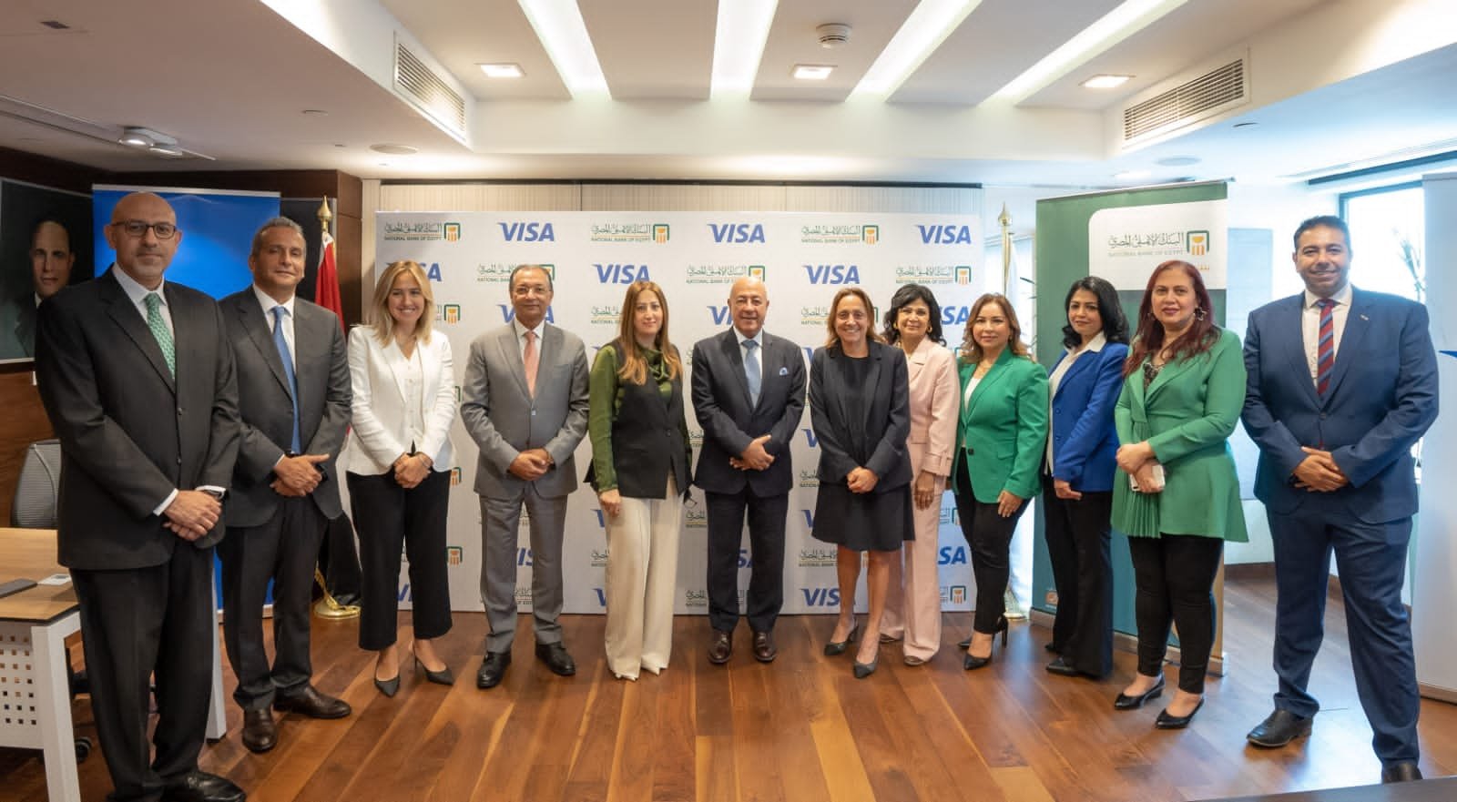 البنك الأهلى المصرى يجدد التعاون مع فيزا