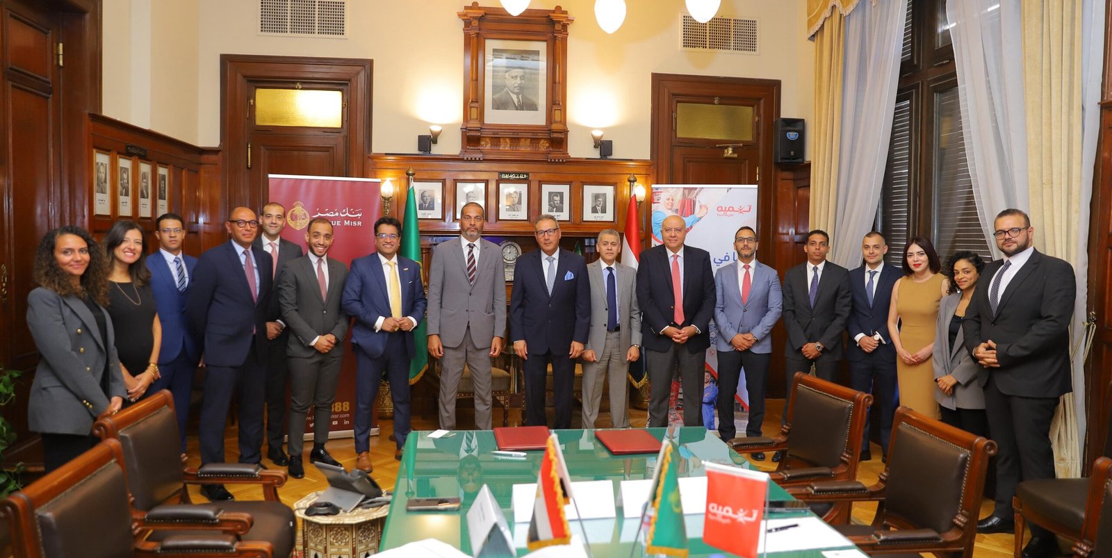 بنك مصر وشركة تنمية يوقعان اتفاقية تسهيل ائتماني بقيمة 500 مليون جنيه لتمويل الشركات الصغيرة ومتناهية الصغر