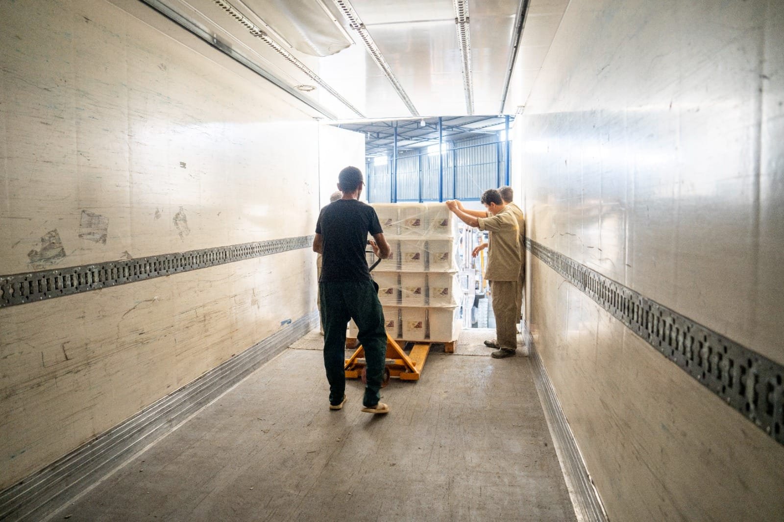 تصدير شحنة جديدة من مصنع المستشار أيمن حامد سليمان للمخللات