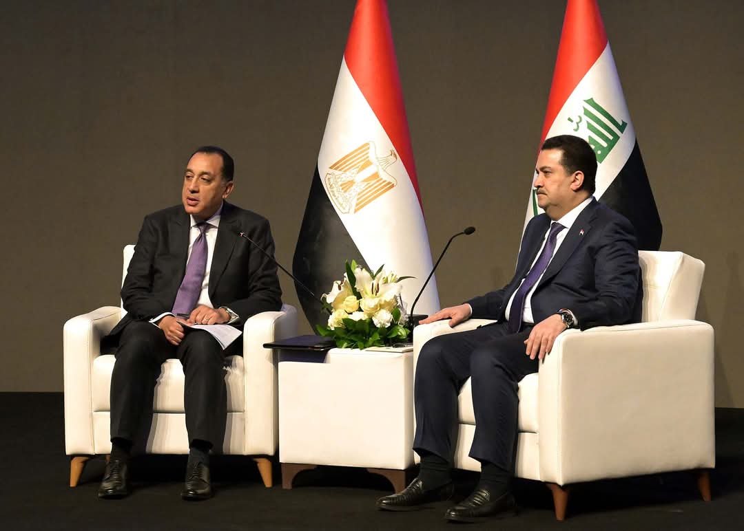 رئيسا وزراء مصر والعراق يترأسان منتدى الأعمال المصرى العراقى ببغداد
