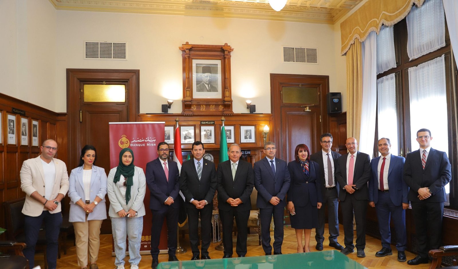 بنك مصر يوقع بروتوكول تعاون مع وزارة الشباب والرياضة لتعزيز الخدمات المالية والشمول المالى بالوزارة ومراكز الشباب