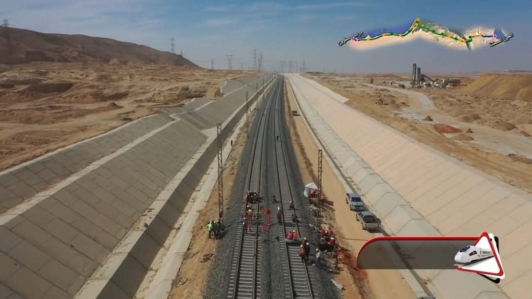 إنجاز  تنفيذ وإنشاء عدد 7 ممرات لوجستية متكاملة بمشروع القطار الكهربائى السريع
