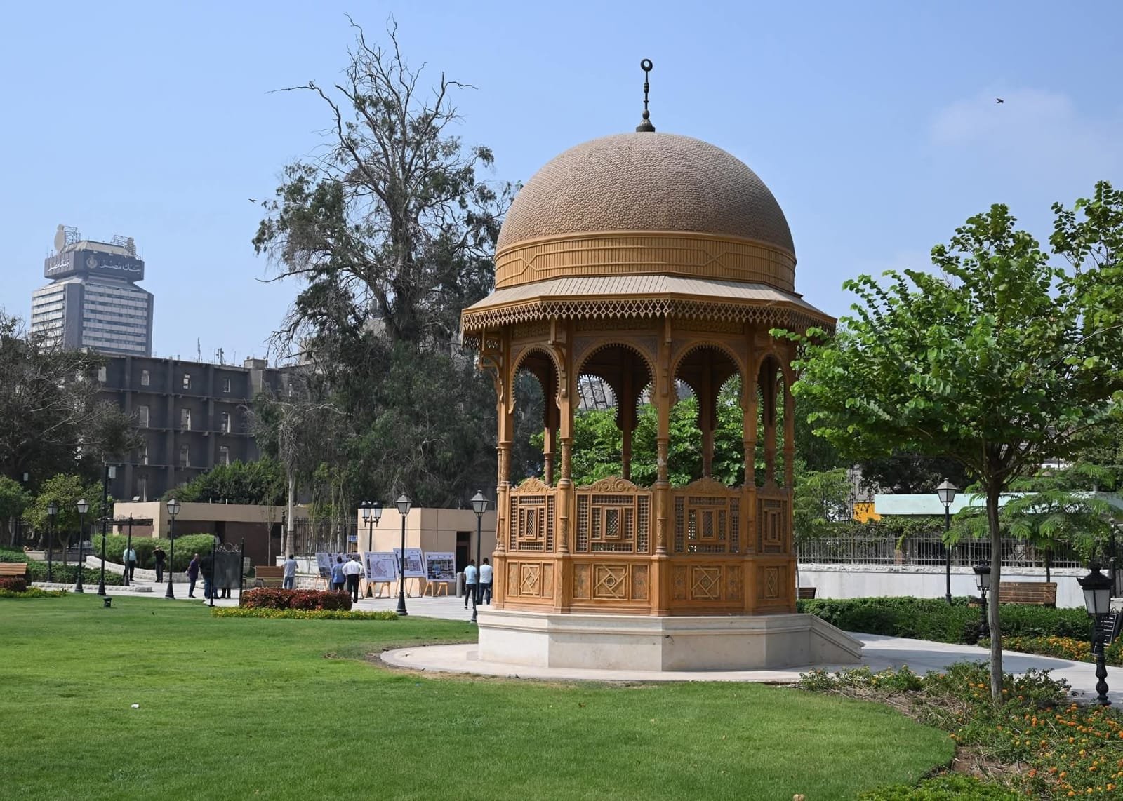 ضمن مشروعات تطوير القاهرة الخديوية.. الانتهاء من مشروع إحياء حديقة الأزبكية التراثية