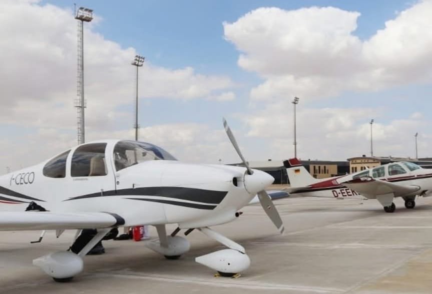 انطلاق رالى الطائرات الدولى بمطار سفنكس