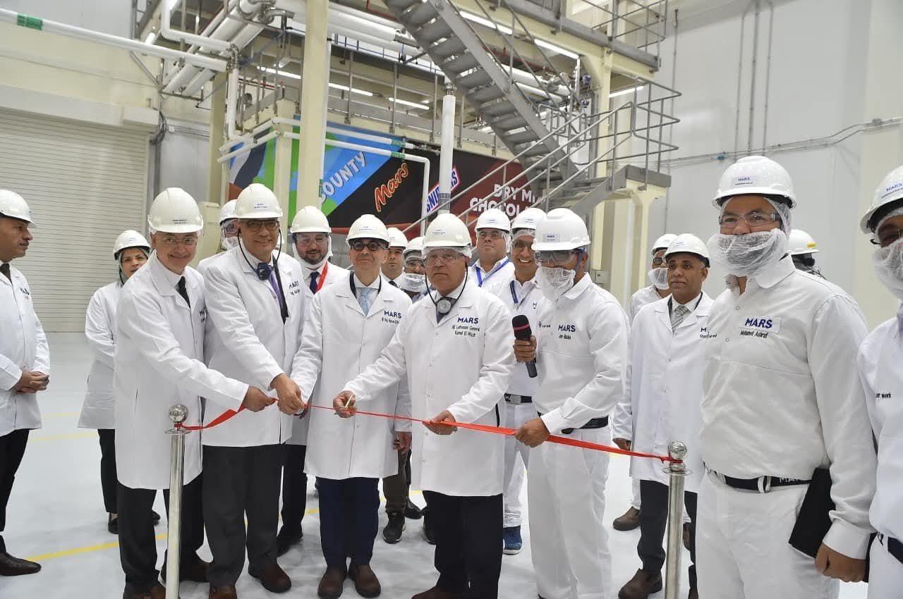 تدشين خطوط الإنتاج الجديدة لشركة ” مارس” بالسادس من أكتوبر