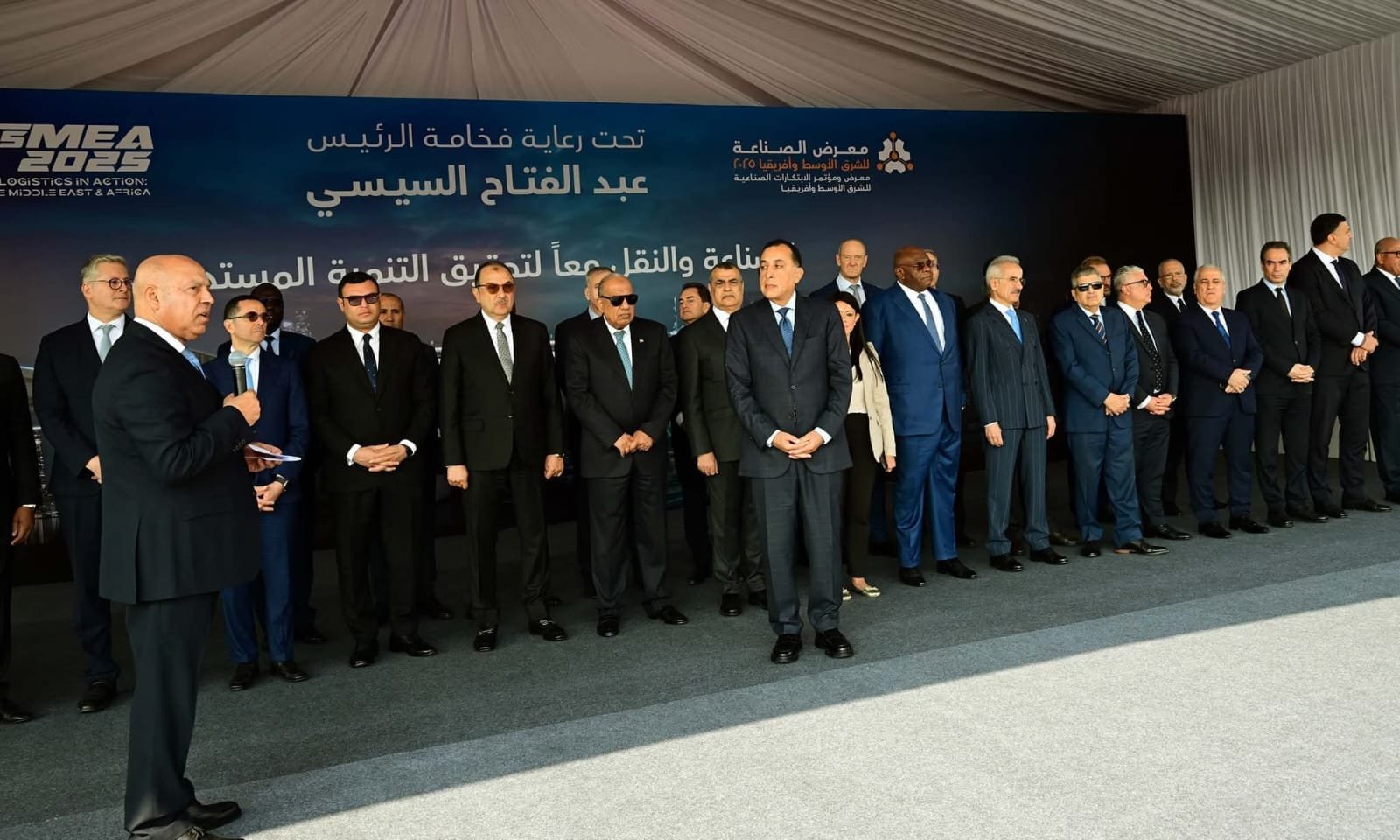 اغتتاح المعرض والمؤتمر الدولى للنقل الذكى والبنية التحتية واللوجيستيات والصناعة