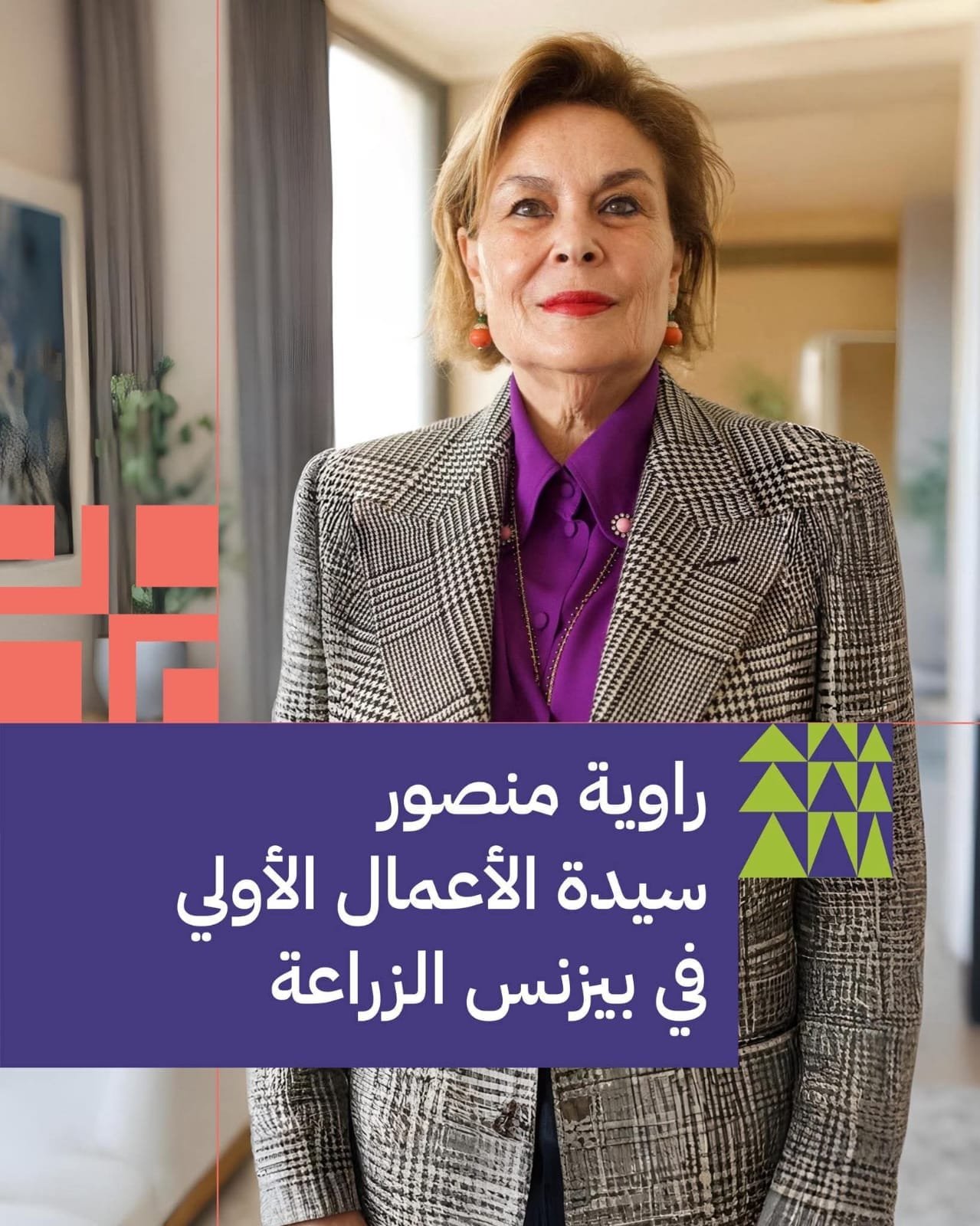 راوية منصور سيدة الأعمال المصرية تسعى حتى عام 2030  لإقامة قرى بيئية في الصحراء