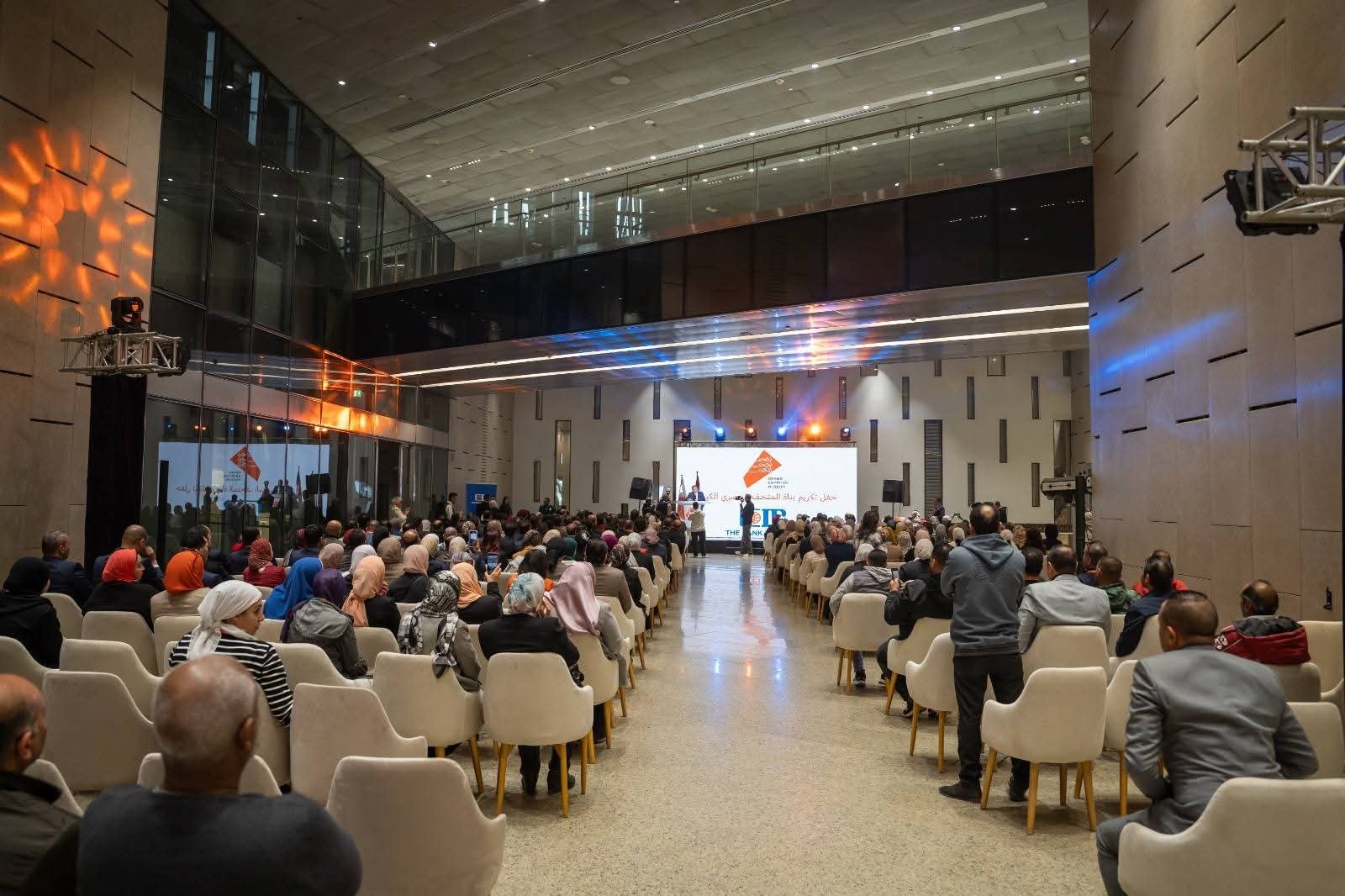 تكريم بناة المتحف المصرى الكبير لجهودهم فى إنجاز أحد أكبر الصروح الثقافية عالميا