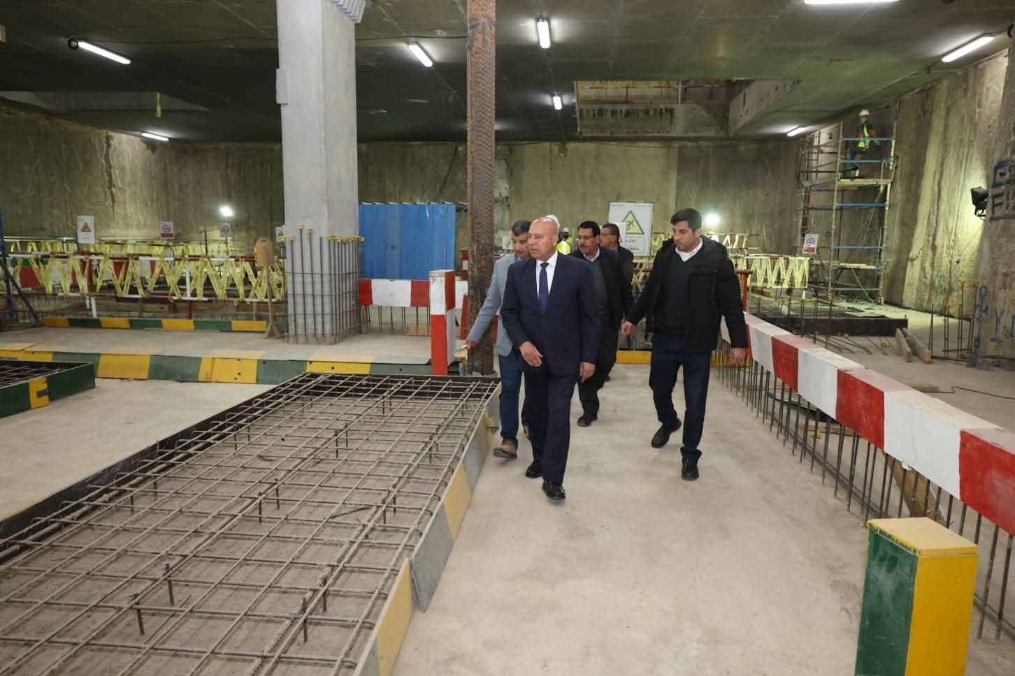 وزير النقل يتفقد محطة الملك الصالح بمشروع المرحلة الأولى للخط الرابع للمترو لمتابعة التقدم فى معدلات تنفيذ المشروع
