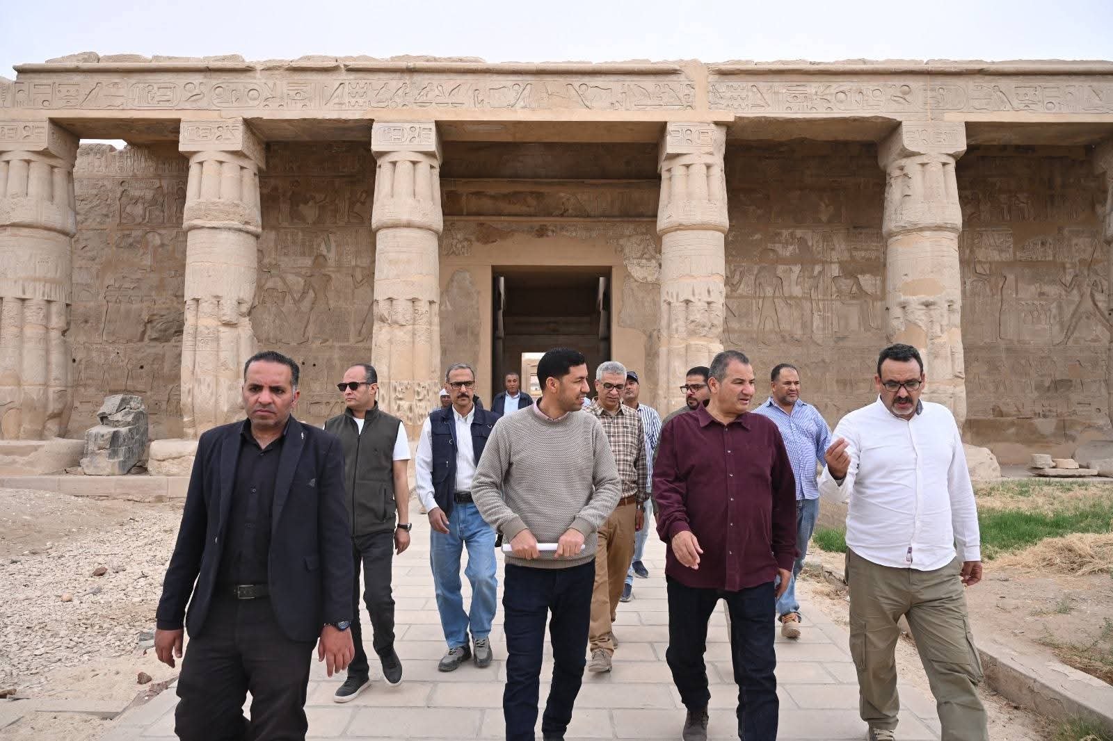 بدء مشروعات ترميم وتطوير معابد الأقصر والكرنك بالبر الشرقي وحتشبسوت وستي الأول بالبر الغربي في الأقصر