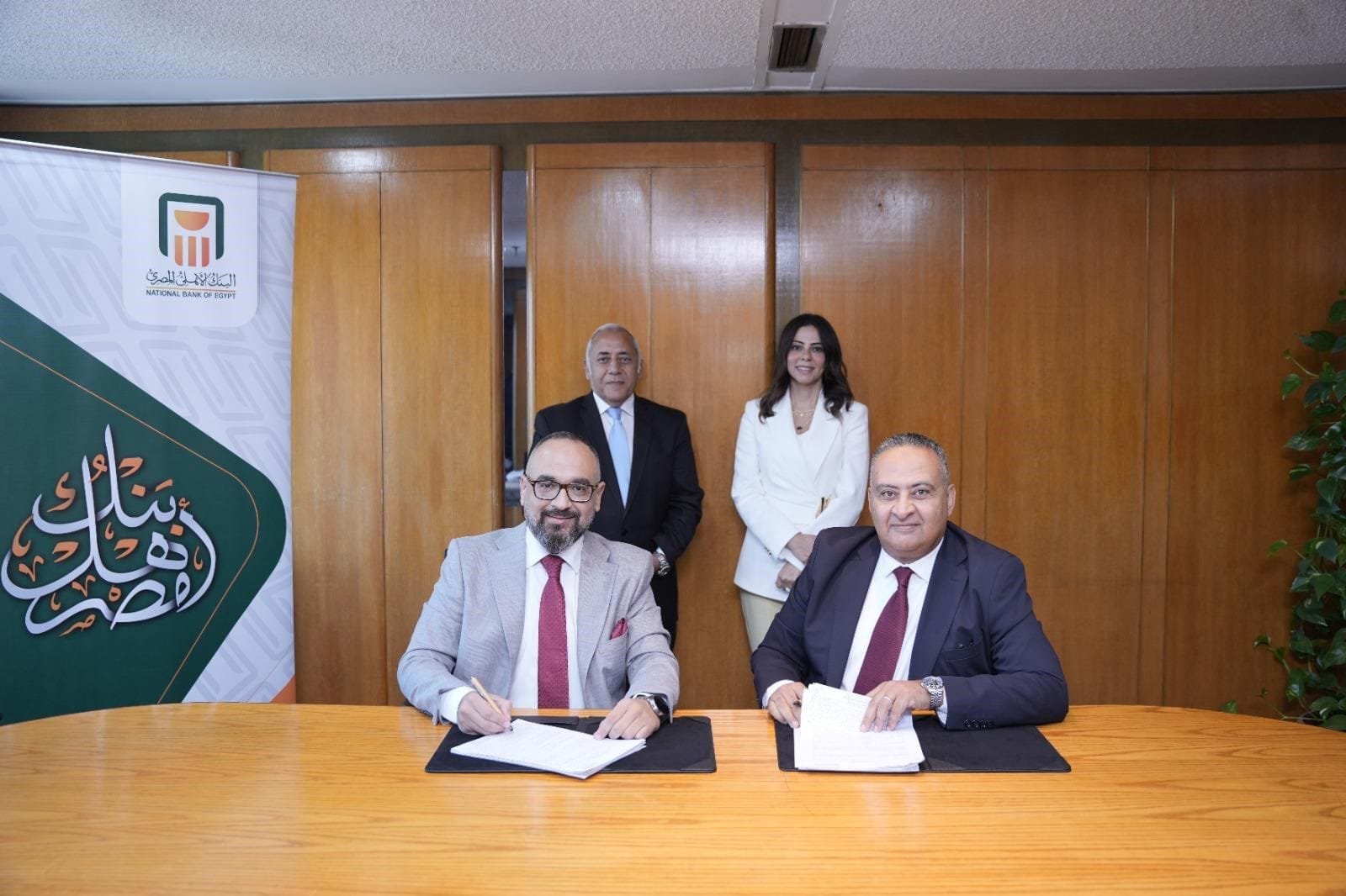 البنك الأهلي المصري يوقّع شراكة استراتيجية مع شركة (كورنرستون أون ديماند)  العالمية